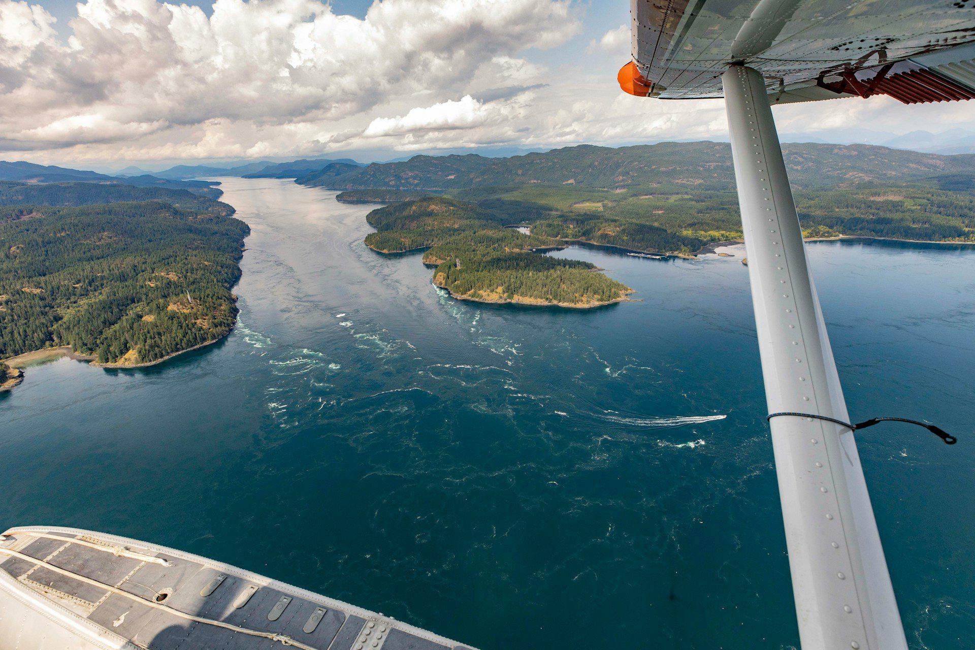 Flight view of nature
